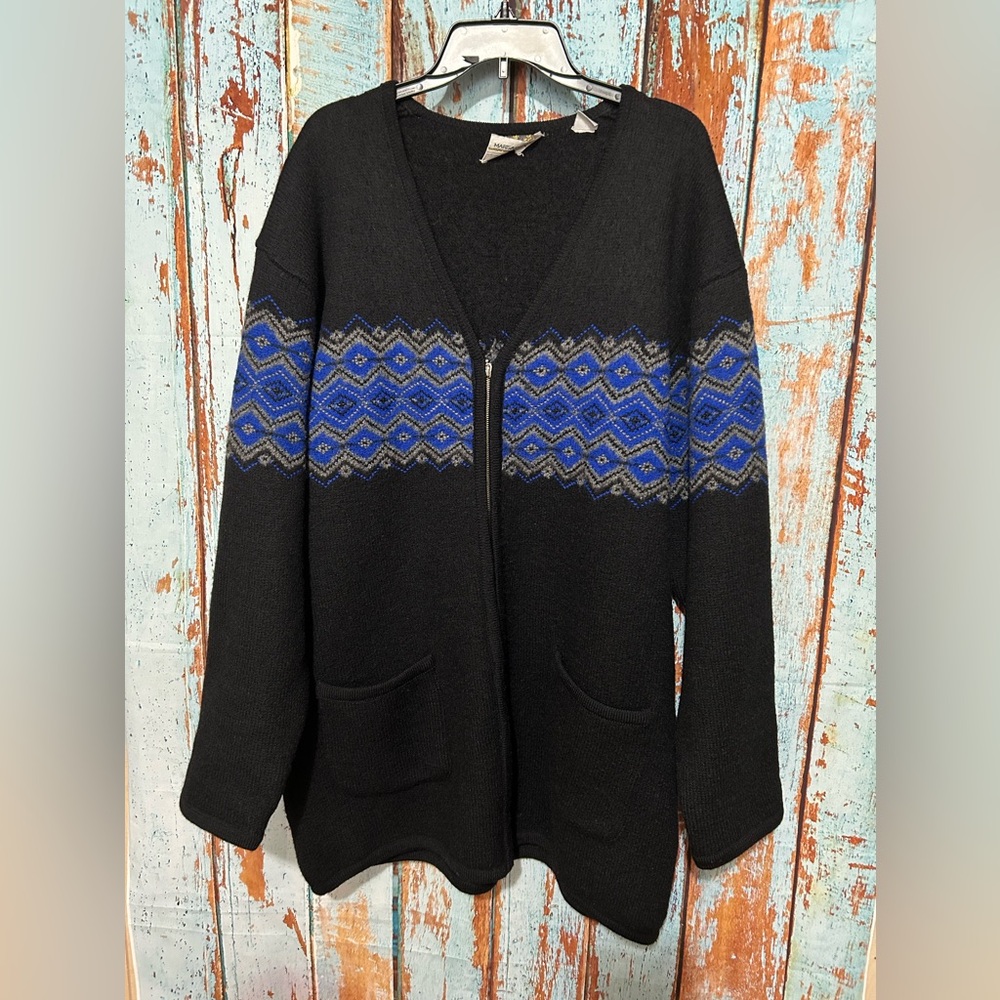 Marisa Christina Vintage Limited Edition 100% Wool Cardigann Jacket